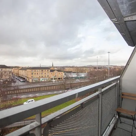 Beautiful Flat With Panoramic Views Over The City Glasgow Exterior photo