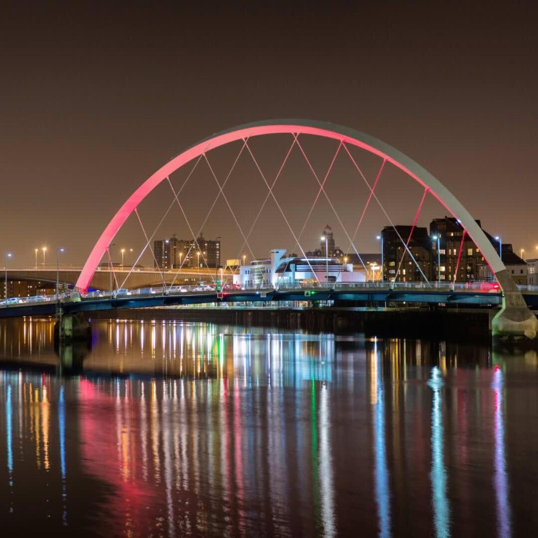 Apartment Beautiful Flat With Panoramic Views Over The Glasgow